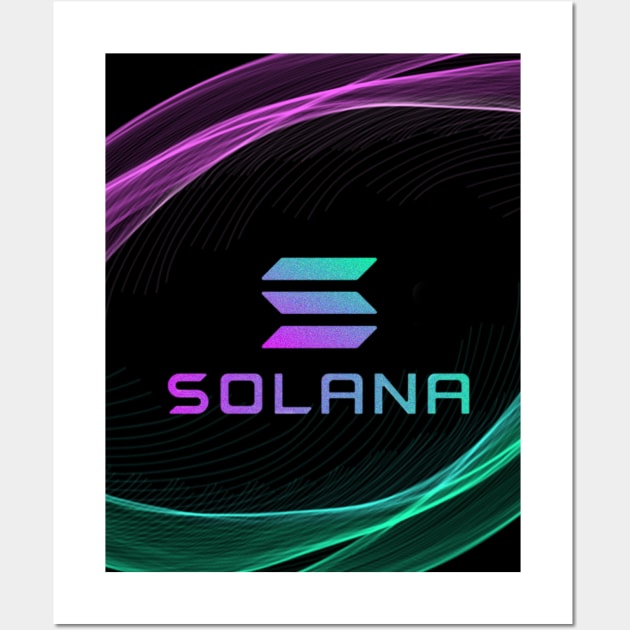 Hail Solana, The Ethereum Killer Wall Art by Fanbros_art